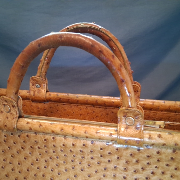 Ostrich Leather Attache - Winfried Kralle - One of a Kind - Exotique Design - Picture 15 of 16